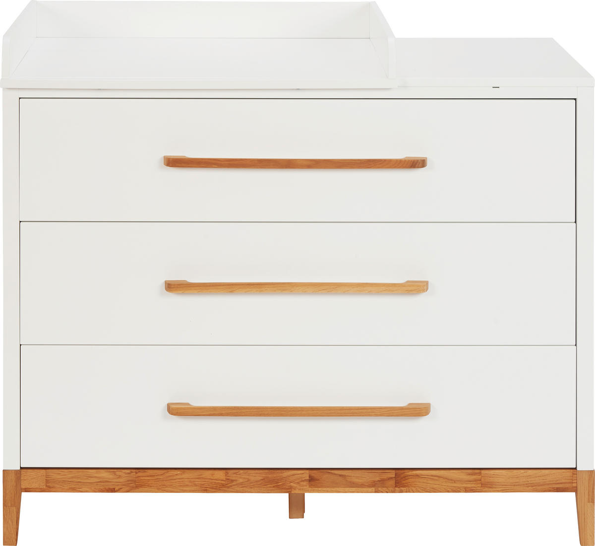 WICKELKOMMODE 110/92/47 cm  - Eichefarben/Weiß, Design, Holz/Holzwerkstoff (110/92/47cm) - Jimmylee
