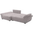 ECKSOFA Beige Flachgewebe  - Beige/Schwarz, Design, Kunststoff/Textil (175/278cm) - Xora