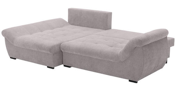 ECKSOFA Beige Flachgewebe - Beige/Schwarz, Design, Kunststoff/Textil (175/278cm) - Xora