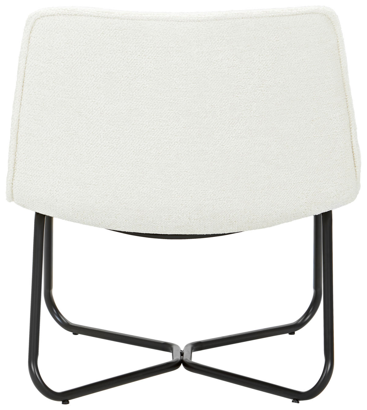 KŘESLO, dřevo, kov, textil, černá, krémová - černá/krémová, Design, kov/dřevo (65/71/73cm) - MID.YOU