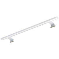 AUFBAULEUCHTE - Chromfarben, Basics, Kunststoff/Metall (90/2,6/12,2cm) - Sadena
