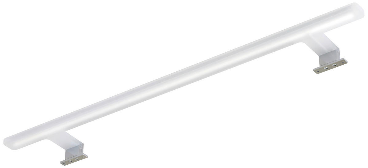 AUFBAULEUCHTE - Chromfarben, Basics, Kunststoff/Metall (90/2,6/12,2cm) - Sadena