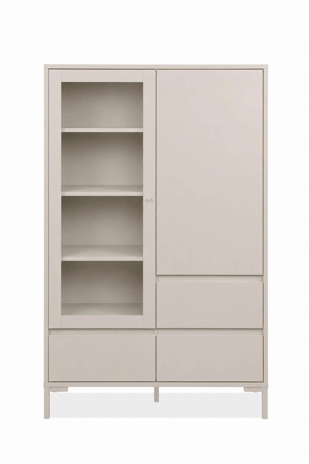 Mid.you Vitrine Kaschmir 100x155x40 cm