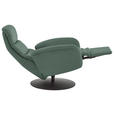 RELAXSESSEL in Leder Opal  - Opal/Schwarz, Design, Leder/Metall (76/108/86cm) - Dieter Knoll