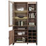 VITRINE in Dunkelgrau, Kieferfarben - Dunkelgrau/Schwarz, Trend, Glas/Holzwerkstoff (104,8/204,6/43cm) - Carryhome VITRINE in Dunkelgrau, Kieferfarben - Dunkelgrau/Schwarz, Trend, Glas/Holzwerkstoff (104,8/204,6/43cm) - Carryhome