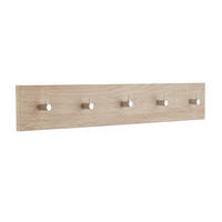 STENSKI OBEŠALNIK - barve hrasta, Basics, leseni material (57/8/5cm) - Boxxx