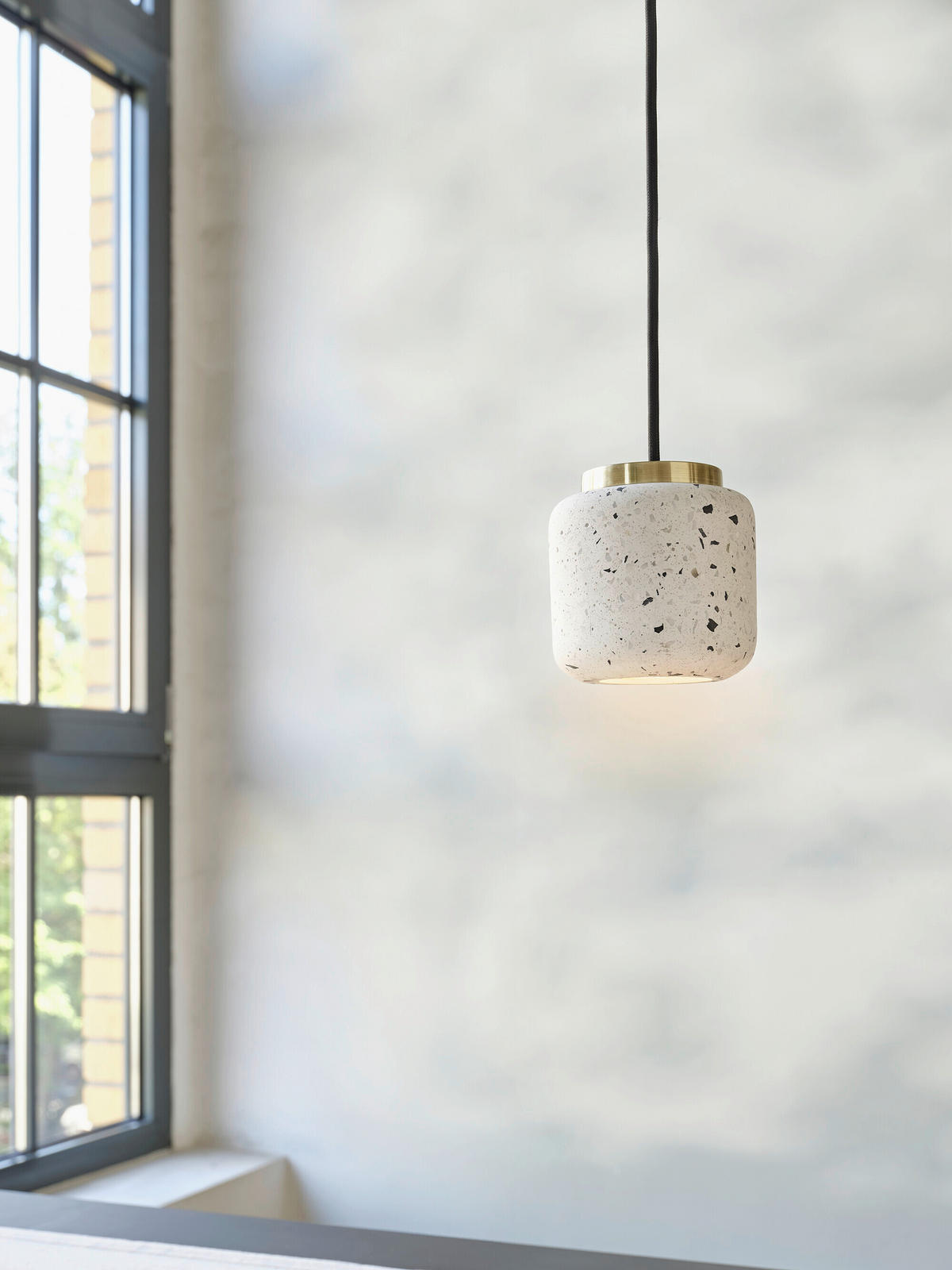 HÄNGELEUCHTE 10/150 cm  - Weiß, Basics, Stein (10/150cm) - Osram
