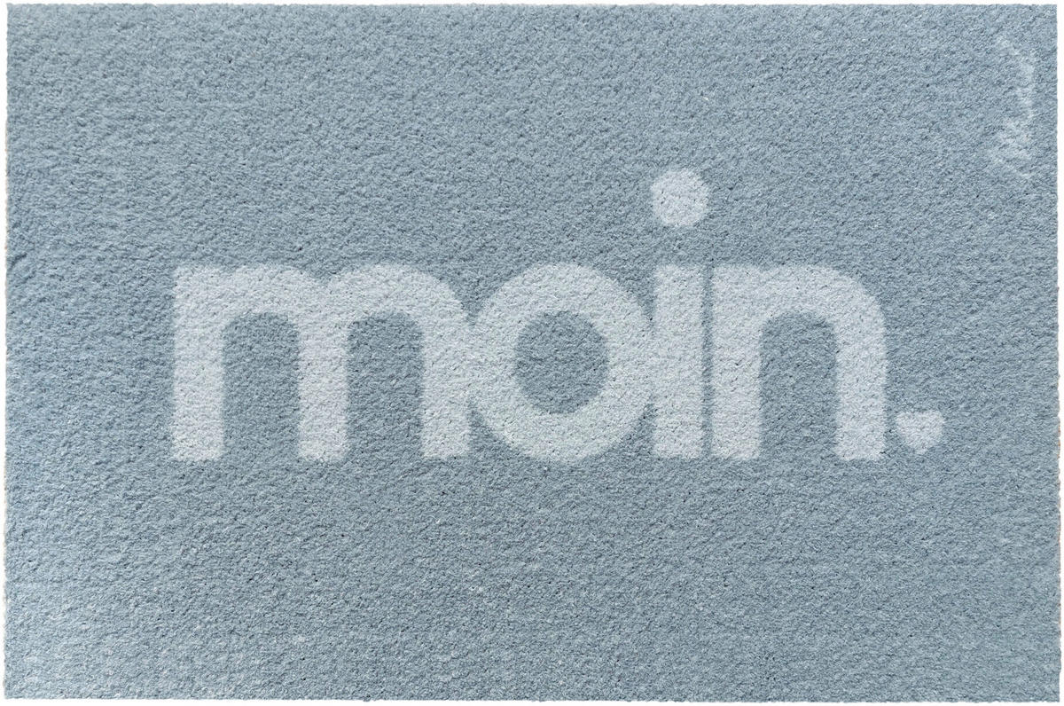 FUßMATTE  50/75 cm  Pastellblau  - Pastellblau, Trend, Kunststoff (50/75cm) - madaboutmats