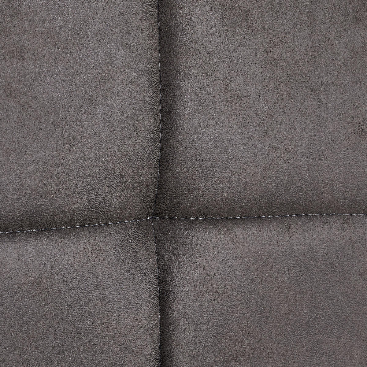 SCHWINGSTUHL  in Eisen Mikrofaser  - Dunkelgrau/Schwarz, MODERN, Holz/Textil (48/98/60cm) - Livetastic