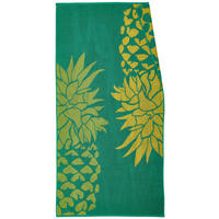 STRANDTUCH Gelb, Grün 90/180 cm  - Gelb/Grün, Textil (90/180cm) - Esposa