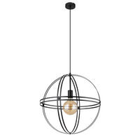 HÄNGELEUCHTE 50/120 cm   - Schwarz, Design, Metall (50/120cm) - Globo