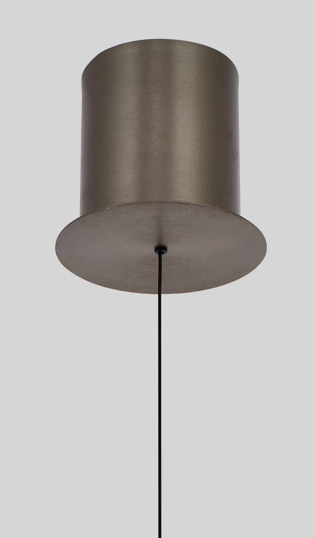 LED-HÄNGELEUCHTE Crema 22/150/22 cm  - Bronzefarben, Design, Glas/Metall (22/150/22cm)