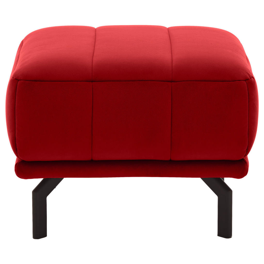 Thumbnail - Beldomo Style Ecksofa, Rot, Textil, 5-Sitzer, Ottomane rechts, L-Form, 293x195 cm, Goldenes M, Stoffauswahl, seitenverke...