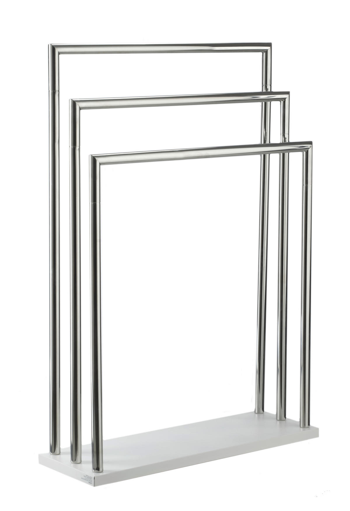 HANDTUCHSTÄNDER - Chromfarben/Weiß, Basics, Metall (58/84/20cm)