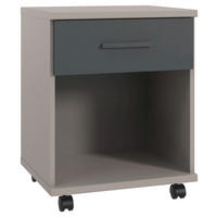 ROLLCONTAINER 46/58/40 cm  - Graphitfarben/Schwarz, Design, Holzwerkstoff/Kunststoff (46/58/40cm) - Carryhome