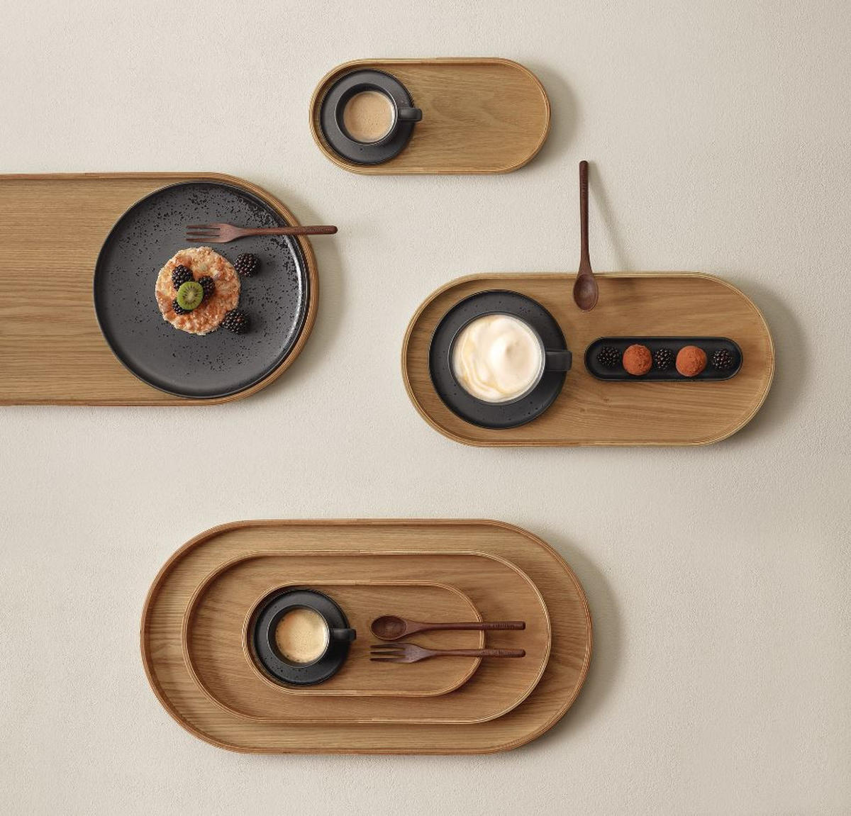 ŠALICA ZA ESPRESSO S TANJUR.    COPPA KURO  - crna, Design, keramika - ASA