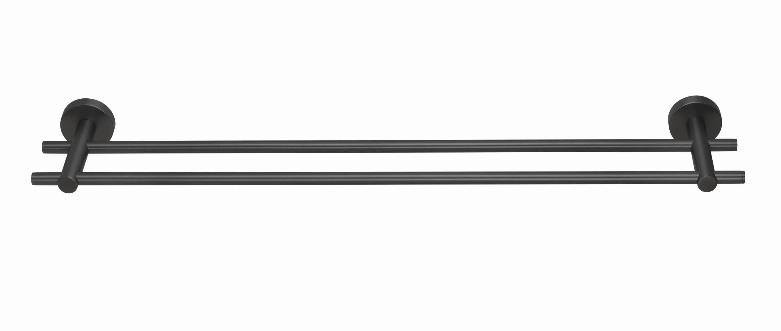 HANDTUCHSTANGE Graphitfarben  - Graphitfarben, Basics, Metall (64/11,2/5cm) - Tesa