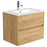 WASCHTISCHKOMBI 70 cm  - Eichefarben/Weiß, MODERN, Keramik/Holzwerkstoff (70cm) - MID.YOU