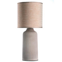 TISCHLEUCHTE 20/45 cm   - Creme, Design, Keramik/Textil (20/45cm)