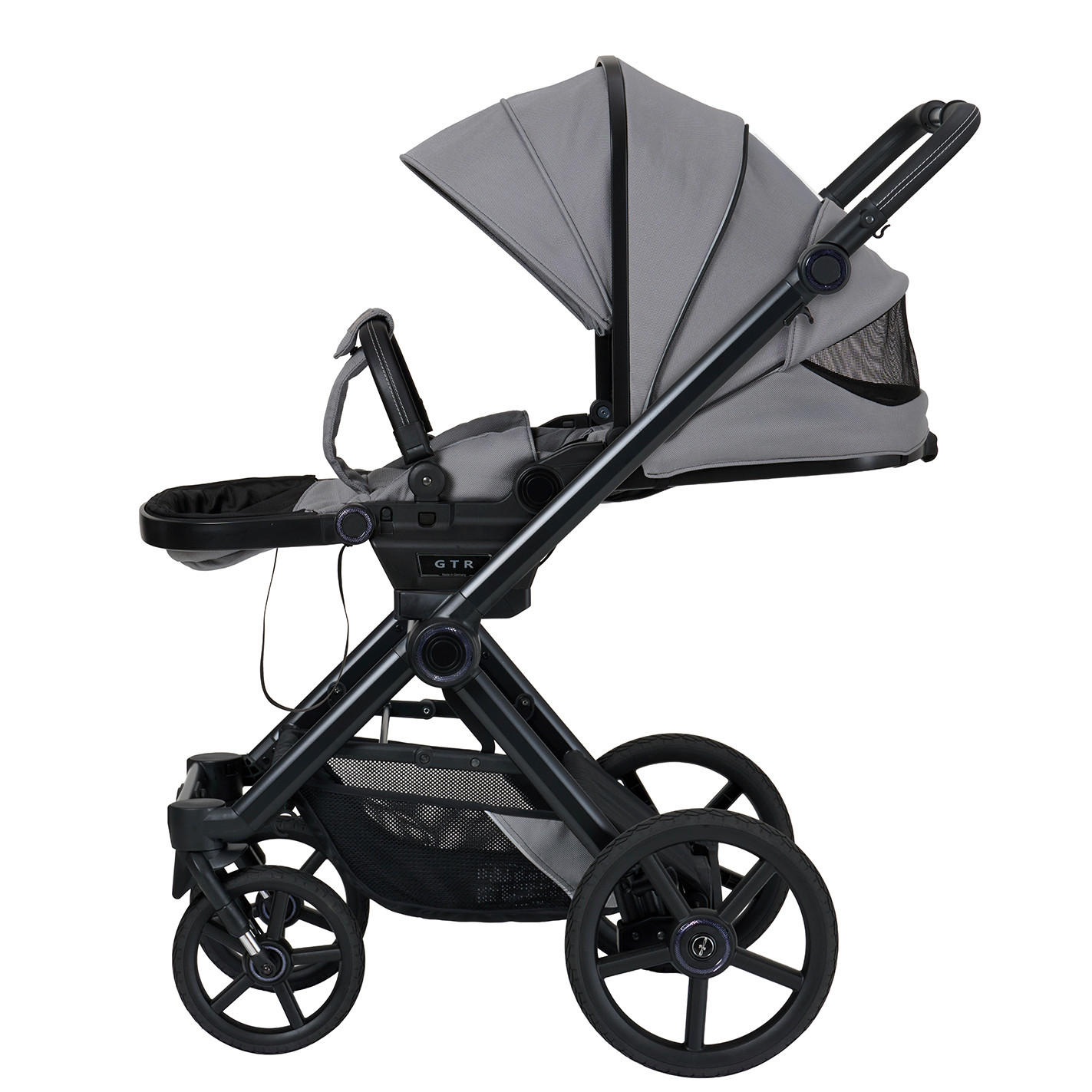 KINDERWAGENSET IVY GTR Outdoor  - Schwarz/Grau, Basics, Textil/Metall (94/58/119cm) - Hartan