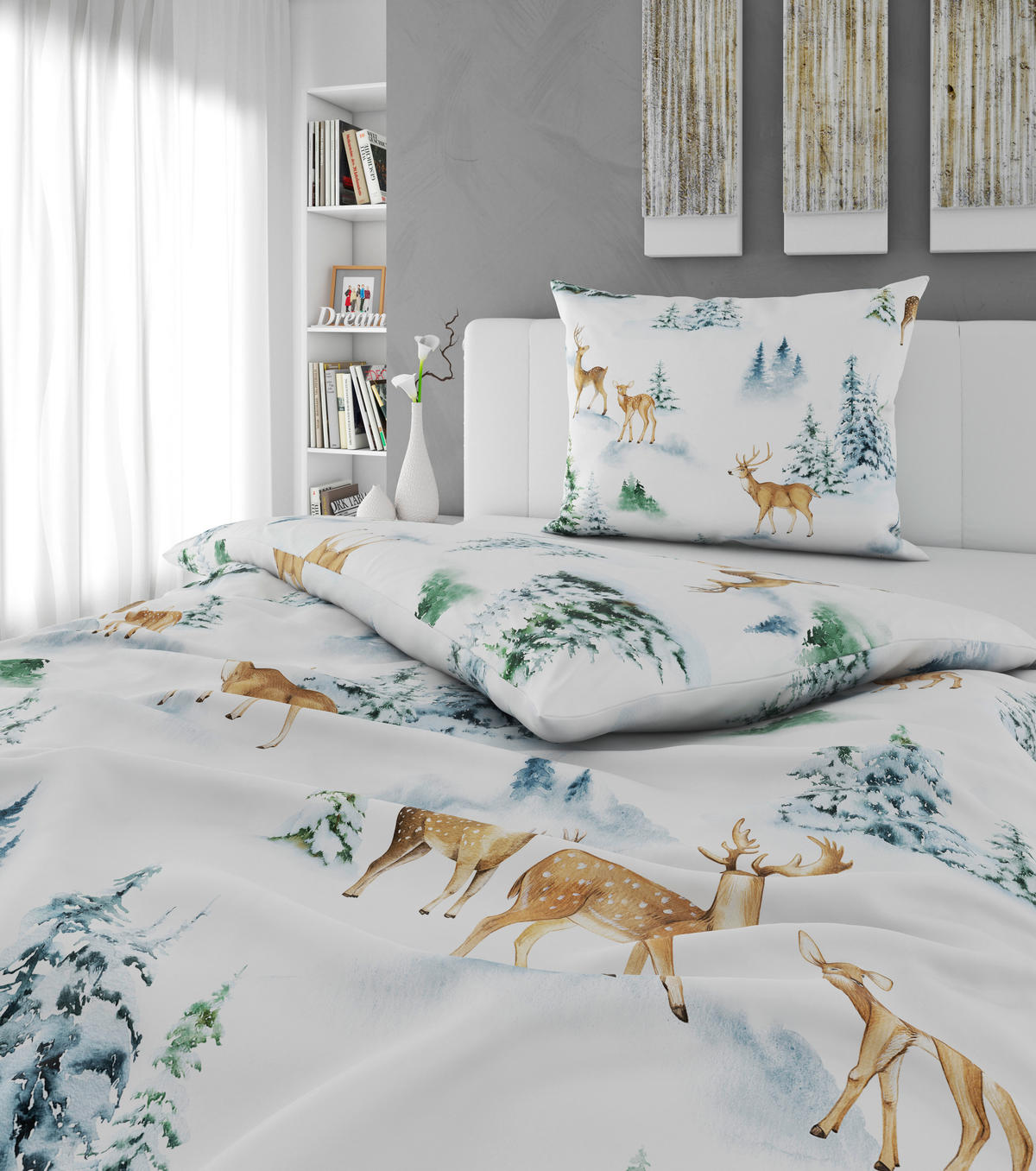 BETTWÄSCHESET 2-teilig Flanell 160/210 cm  - Multicolor, Konventionell, Textil (160/210cm) - Esposa