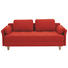 LIEGE in Textil Rot - Rot, Design, Holz/Textil (220/98/96cm) - Joka LIEGE in Textil Rot - Rot, Design, Holz/Textil (220/98/96cm) - Joka