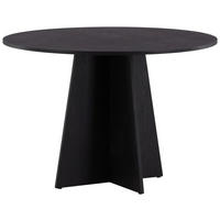 ESSTISCH in Holz 110/110/75 cm  - Schwarz, Design, Holz (110/110/75cm) - Livetastic