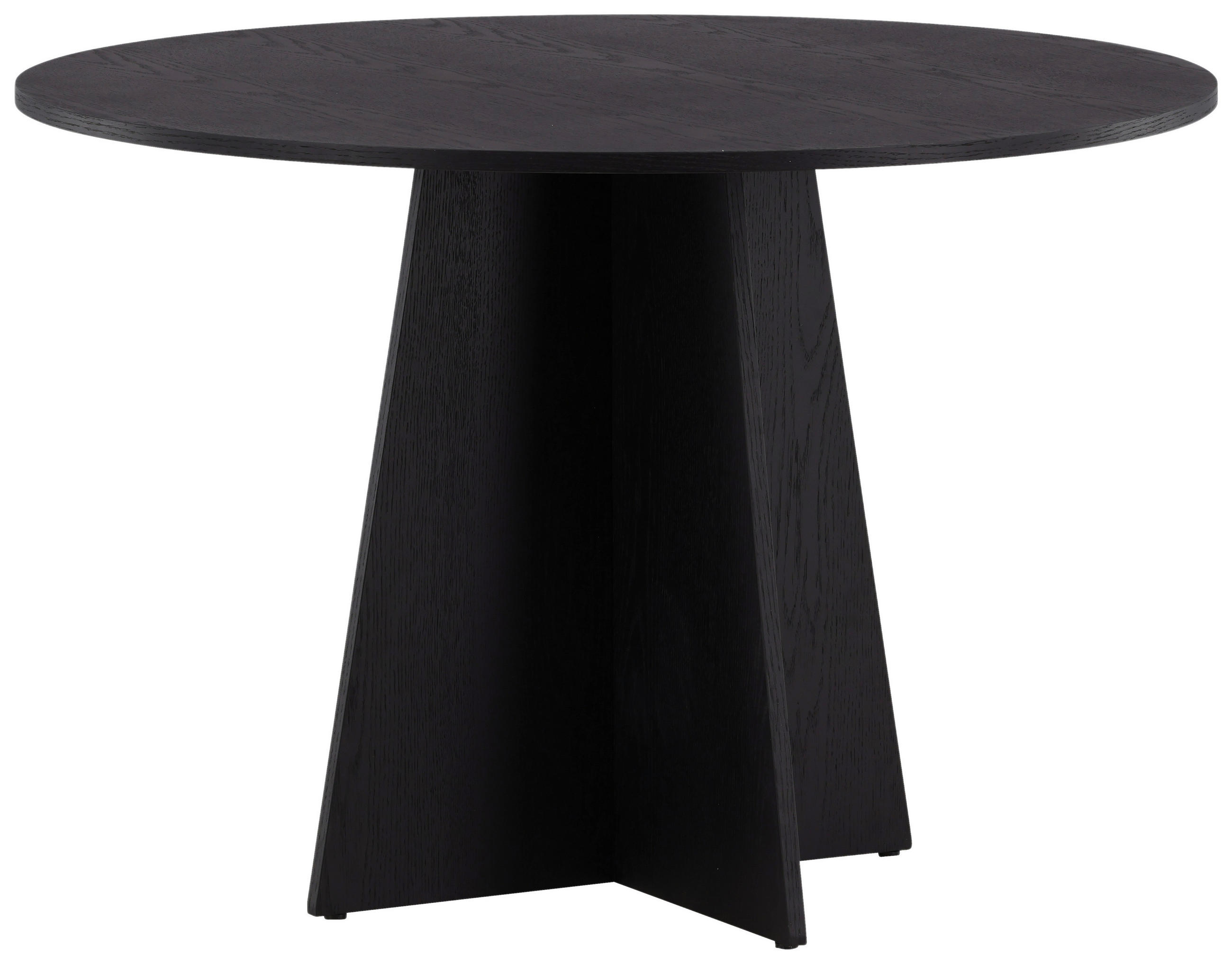 Livetastic Esstisch Schwarz 110x75x110 cm