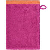 WASCHHANDSCHUHSET LIFESTYLE SPLASH Orange, Pink 3-teilig  - Pink/Orange, Basics, Textil (16/22cm) - Cawoe