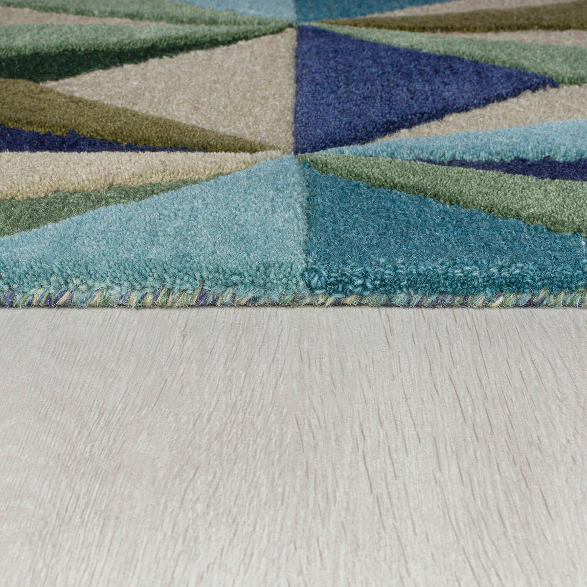 HANDWEBTEPPICH 120/170 cm REVERIE Blau  - Blau, KONVENTIONELL, Textil (120/170cm)