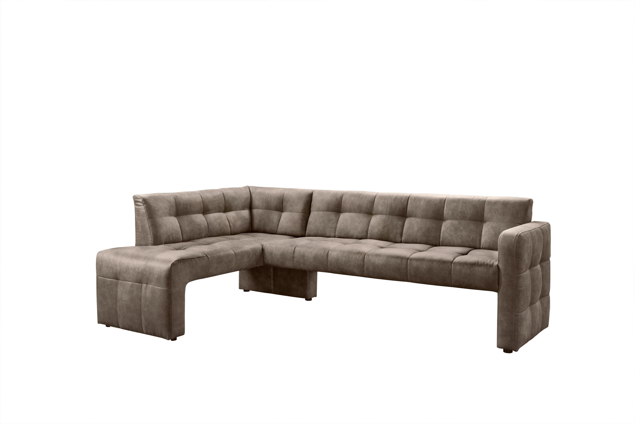 ECKBANK 245/157 cm  in Taupe  - Taupe/Schwarz, MODERN, Holz/Holzwerkstoff (245/157cm) - Livetastic