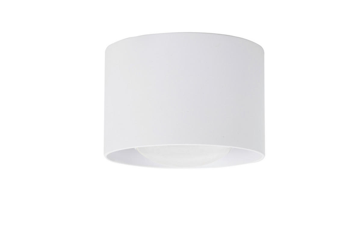 LED-SPOTKOPF Puk 8,5/6 cm  - Weiß, Design, Metall (8,5/6cm) - Novel