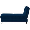 SCHLAFSOFA in Webstoff Dunkelblau  - Schwarz/Dunkelblau, MODERN, Textil/Metall (205/90/92cm) - Novel