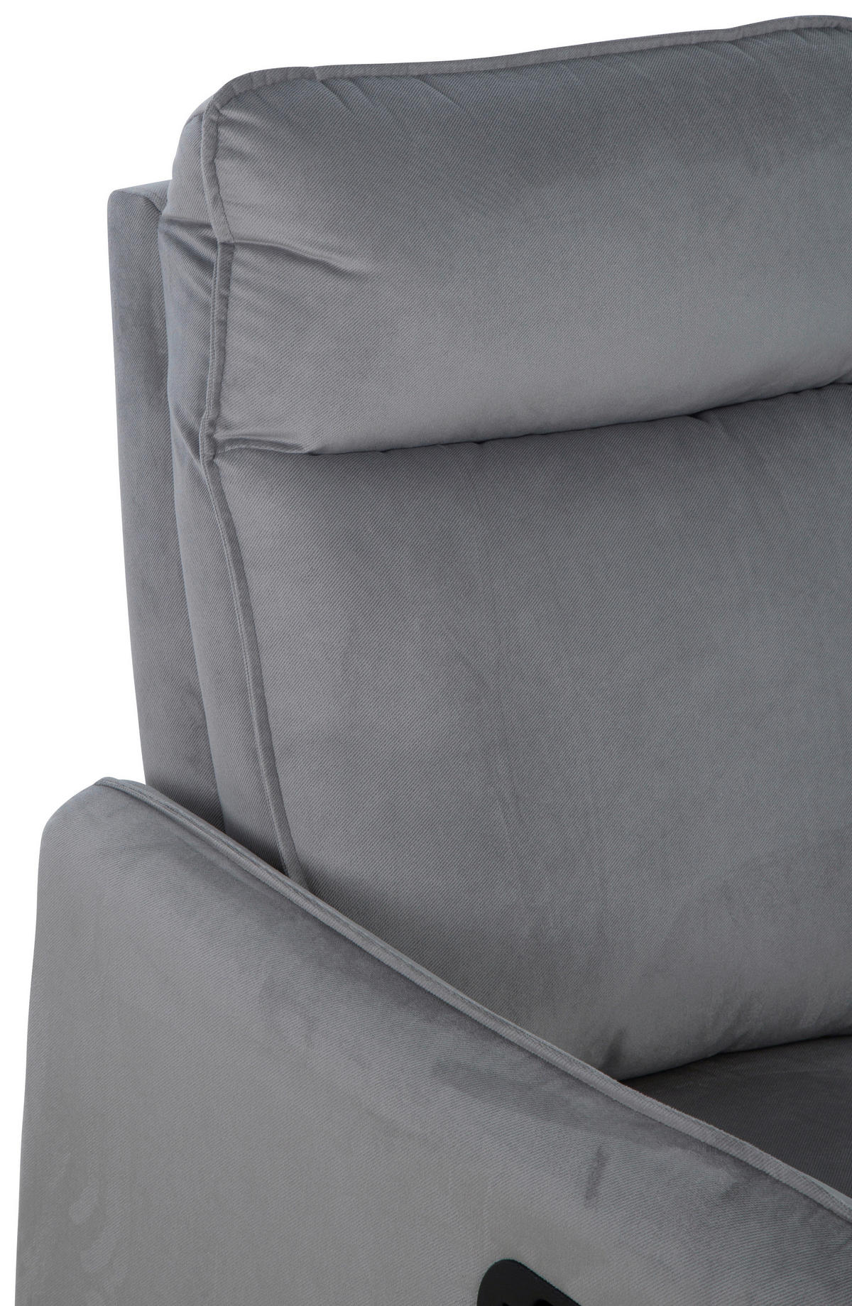 SEDACIA ZOSTAVA, textil, tmavosivá - tmavosivá, Konventionell, kov/textil (72/102/88cm) - P & B