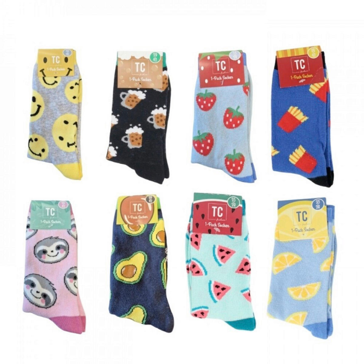 ČARAPE - višebojna, Osnovno, tekstil