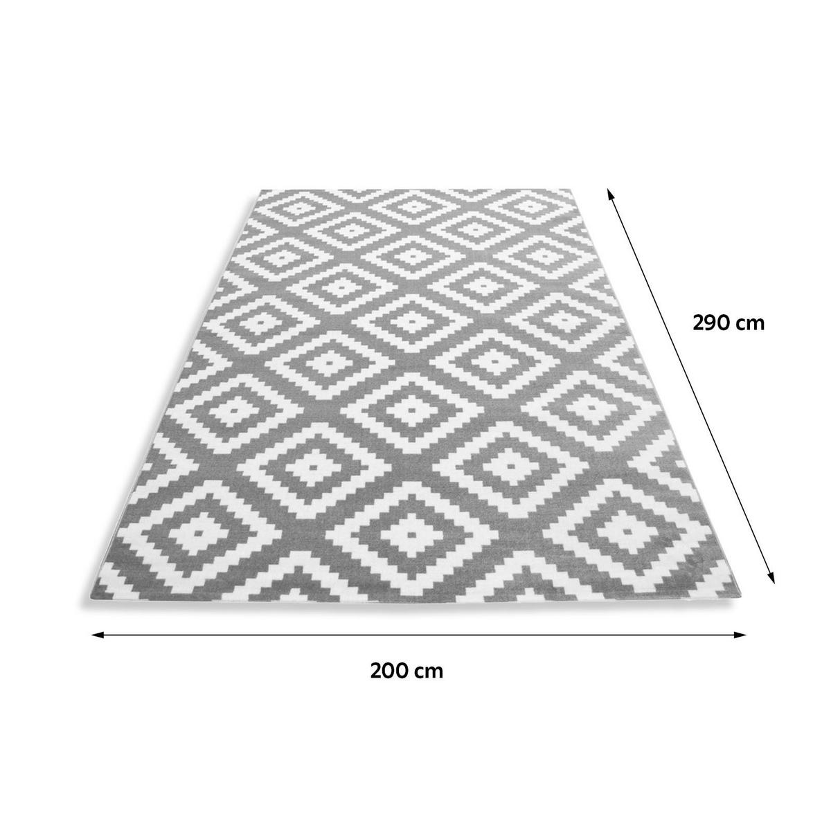 TKANA PREPROGA  Plus Grey     200/290 cm    tkano  siva  - siva, Konvencionalno, tekstil (200/290cm) - Novel
