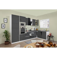 ECKKÜCHE 345/172 cm  in Weiß  - Weiß/Grau, MODERN, Holzwerkstoff (345/172cm) - Respekta