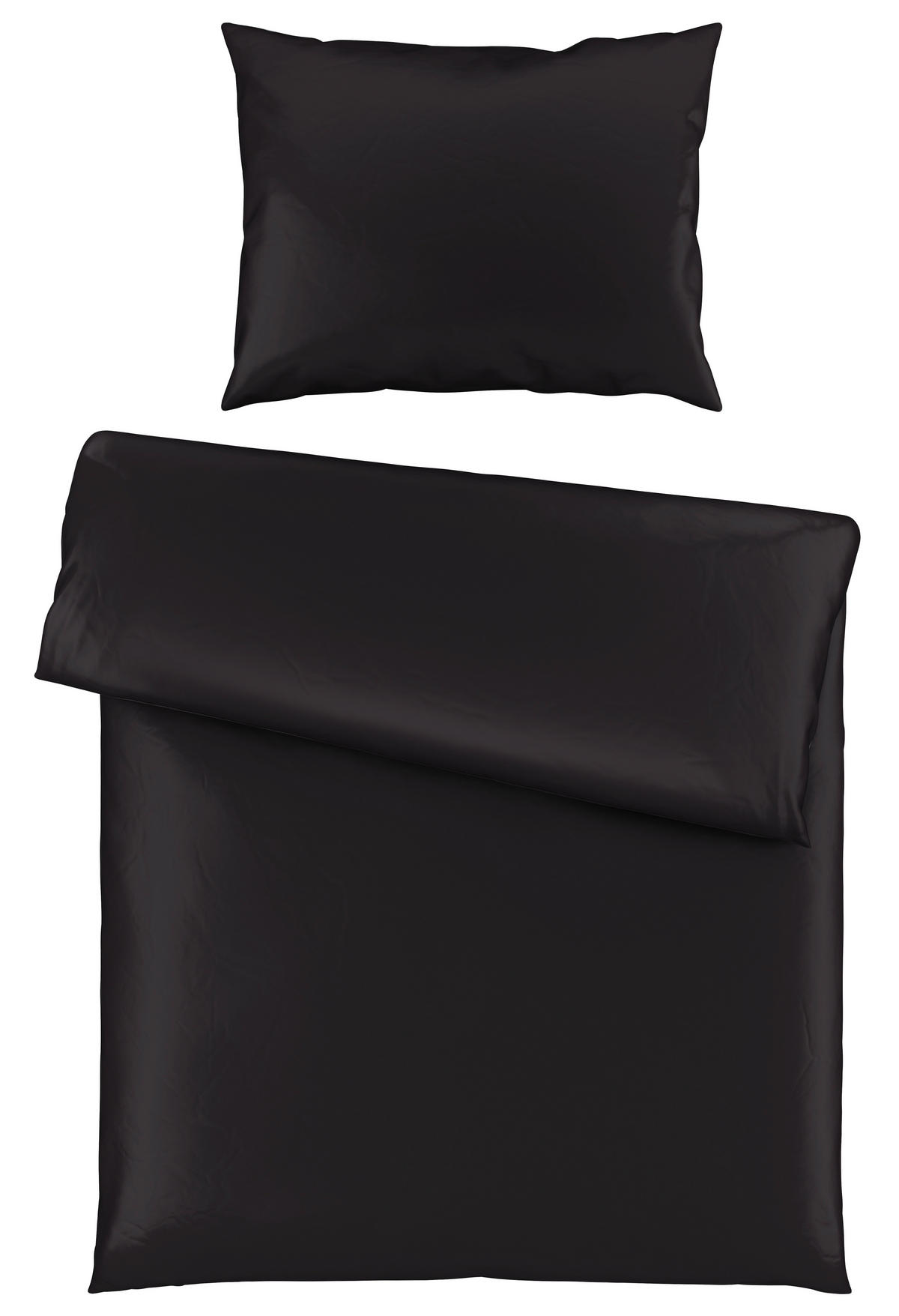 ÁGYNEMŰHUZAT-GARNITÚRA 140/200 cm  - fekete, Basics, textil (140/200cm) - Novel