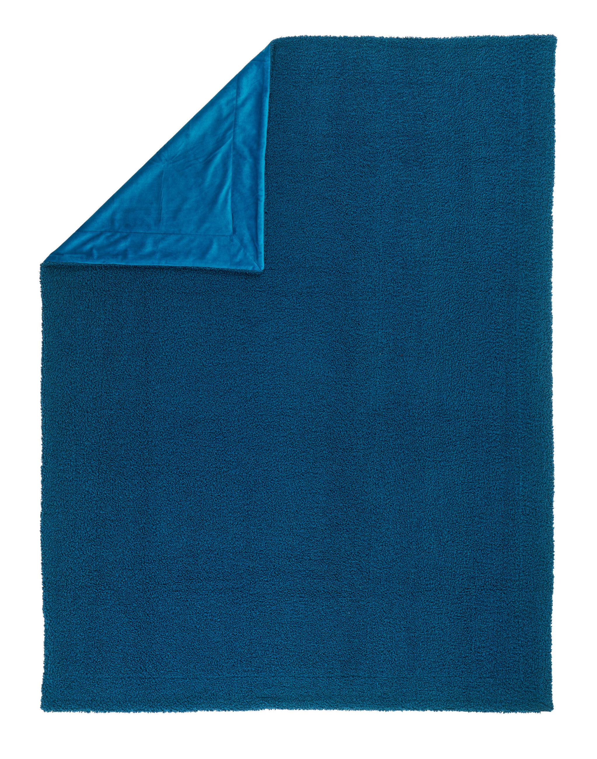 WOHNDECKE Curly 150/200 cm  - Petrol, Design, Textil (150/200cm) - Novel