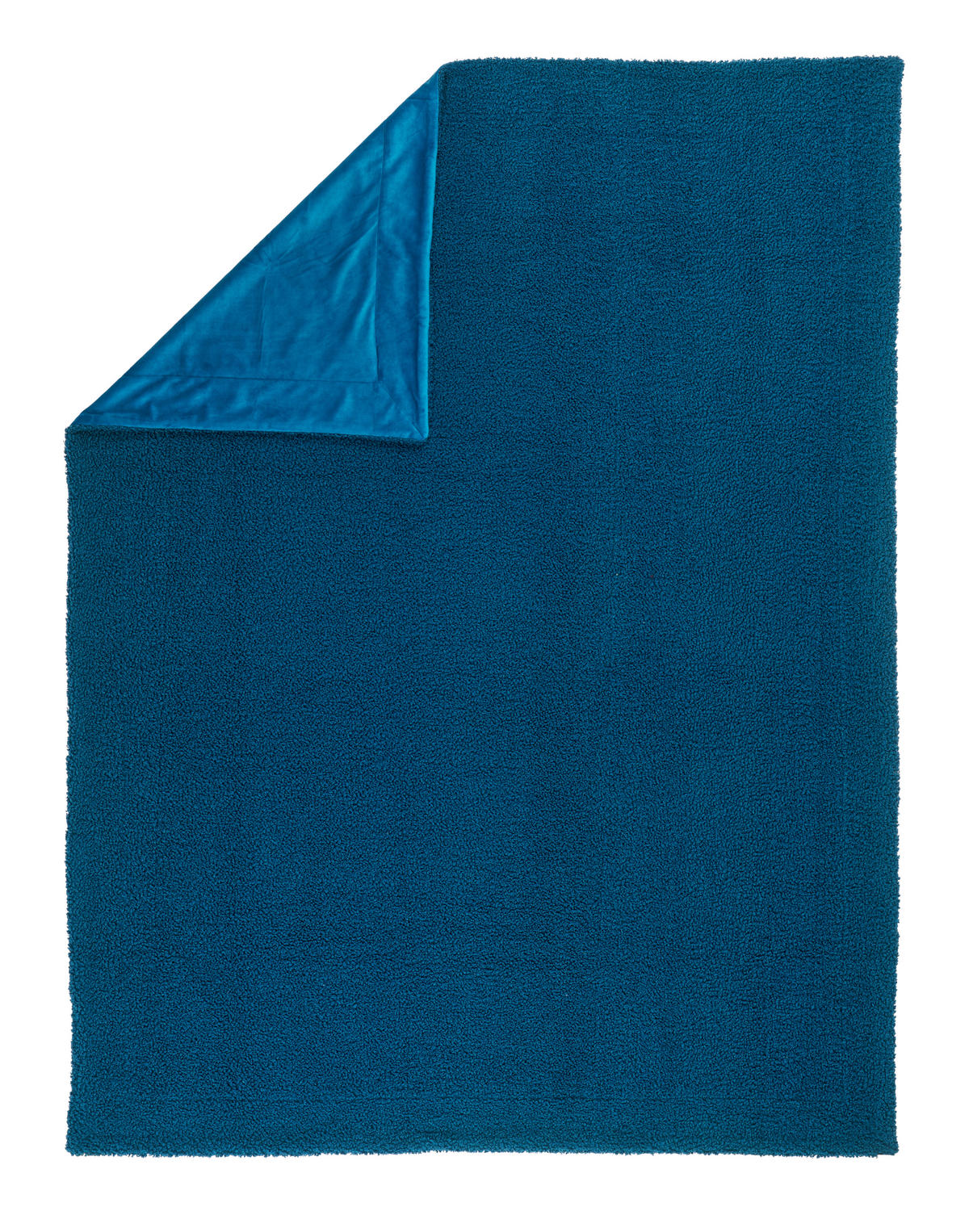 WOHNDECKE Curly 150/200 cm  - Petrol, Design, Textil (150/200cm) - Novel