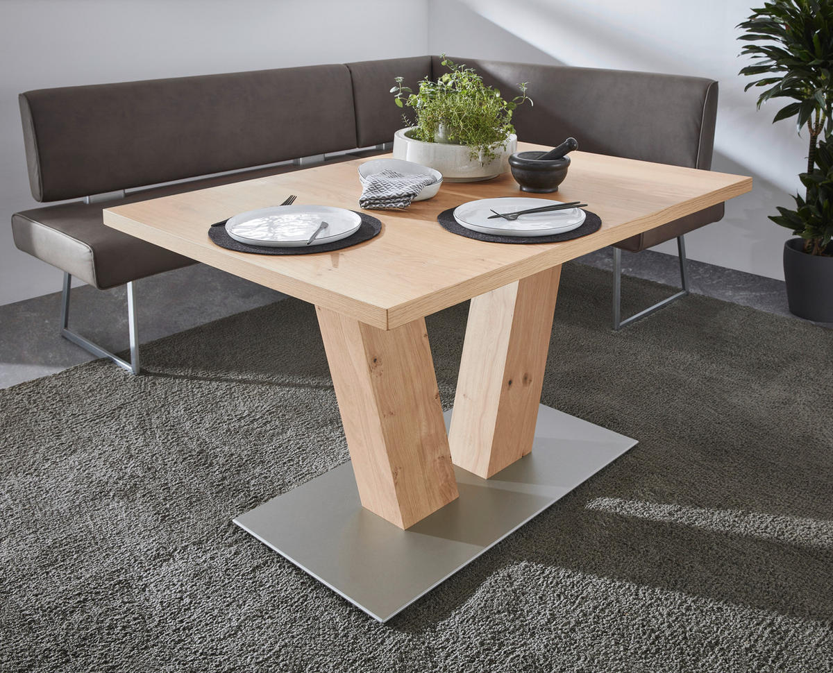 TABLE in Holzwerkstoff 130-178/90/75 cm  - Eichefarben, Design, Holzwerkstoff (130-178/90/75cm) - Dieter Knoll