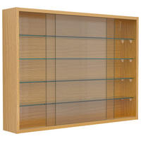 HÄNGEVITRINE  Honigeiche  - Honigeiche, Design, Glas/Holzwerkstoff (75/55/12cm) - MID.YOU