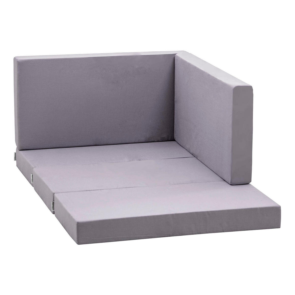 KINDERMATRATZE Höhe ca. 9 cm  - Grau, Basics, Textil (200/9/80cm) - Hoppekids