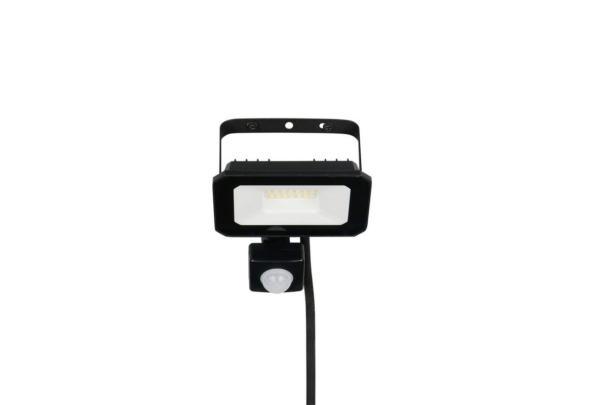 AUSSENWANDLEUCHTE - Weiss/Schwarz, Design, Glas/Metall (14/12/11cm)