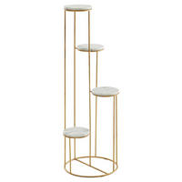 BLUMENSTÄNDER in Metall   - Goldfarben, Design, Metall (37/108/37cm) - MID.YOU