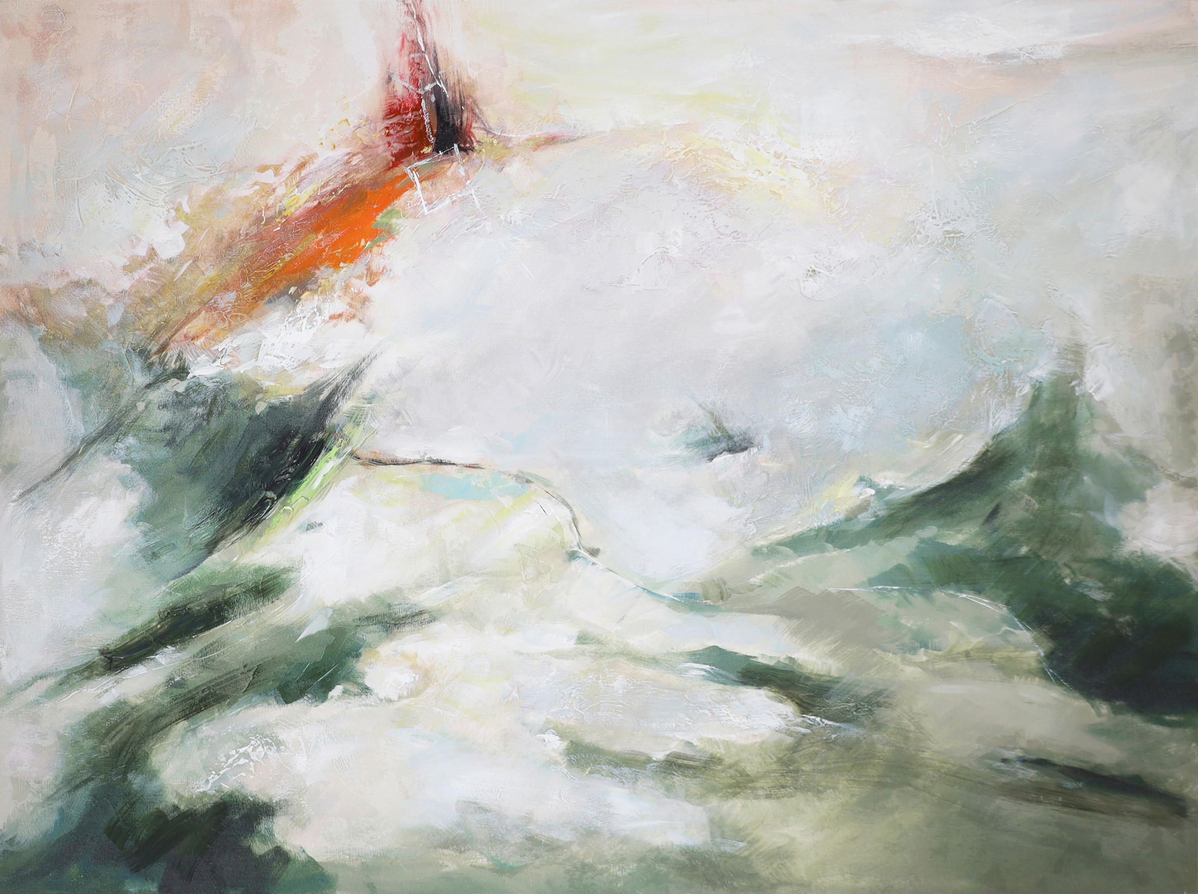 Monee OLEJOMALBA, abstraktní, 120/90 cm