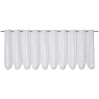 KURZGARDINE   160/45 cm   - Naturfarben/Weiß, KONVENTIONELL, Textil (160/45cm) - Esposa