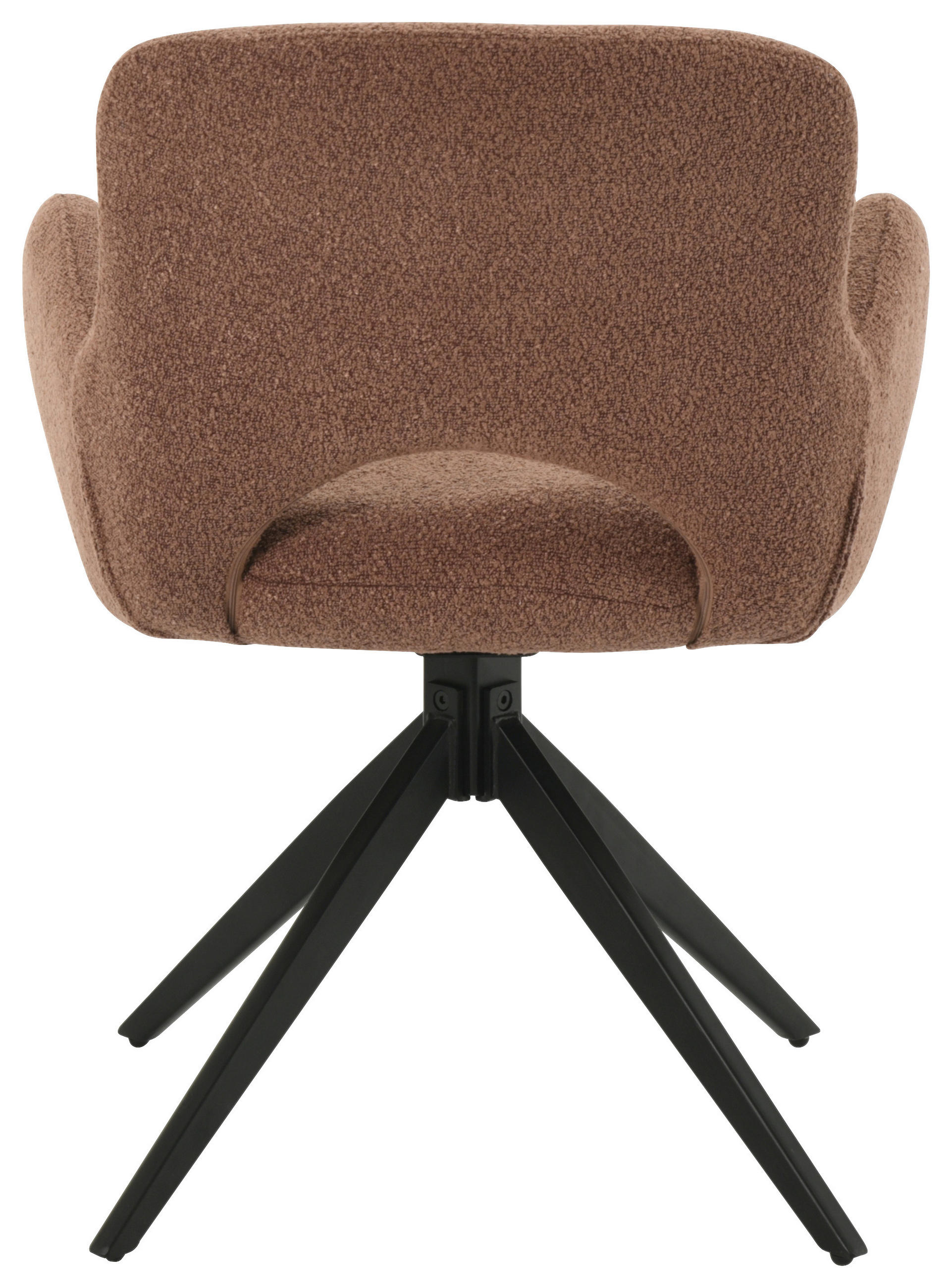 Thumbnail - Mid.you Armlehnstuhl, Rost, Holz, Metall, Textil, Pappel, Sperrholz, Flachrohr, 63x83x61 cm, Esszimmer, Stühle, Esszimme...