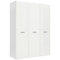 NYÍLÓAJTÓS SZEKRÉNY fehér  - fehér, Basics, műanyag/faalapú anyag (150/206,2/59,6cm) - Hom`in