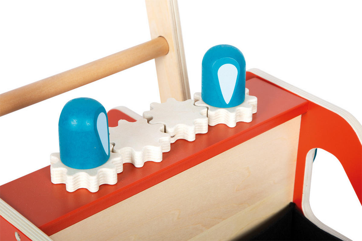 LAUFLERNWAGEN - Multicolor, Design, Holz/Kunststoff (48/50/40cm) - small foot